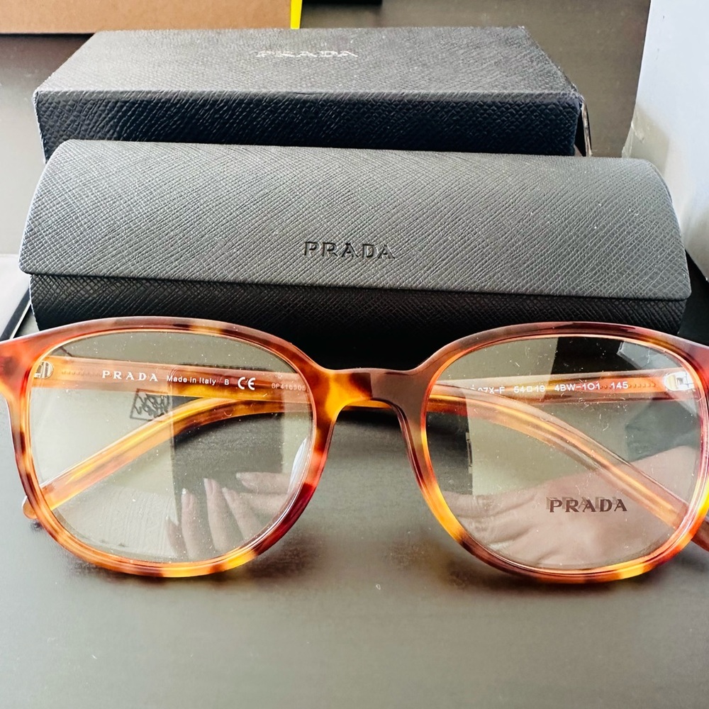 PRADA eyeglasses Light Havana - Picture 2 of 9
